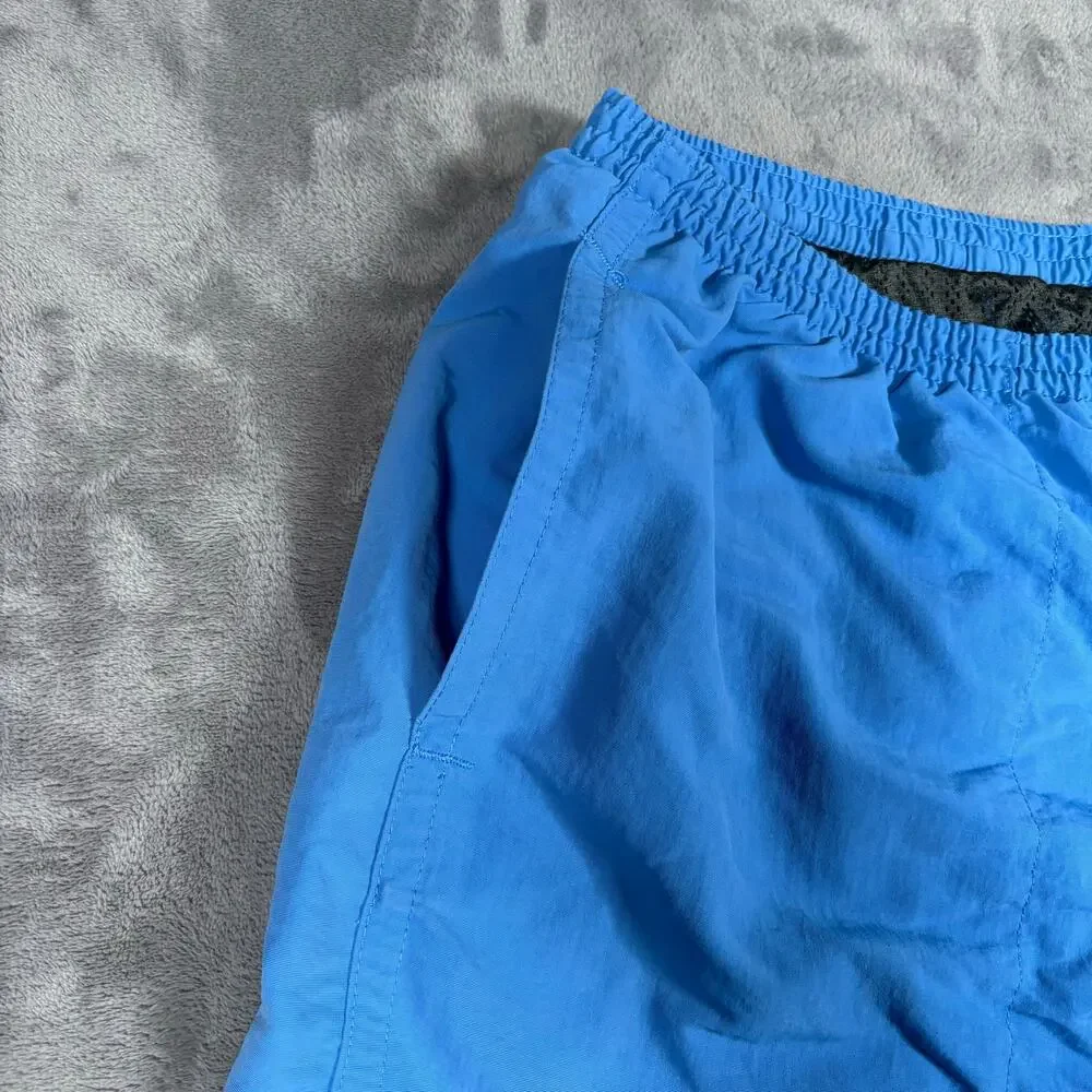 Men’s Patagonia Baggies 5” Swim Trunks Blue Mesh Lined Shorts Large